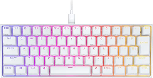 K65 RGB MINI 60% メカニカルキーボード ホワイト K65 RGB MINI 60% Mechanical Gaming Keyboard — CHERRY MX